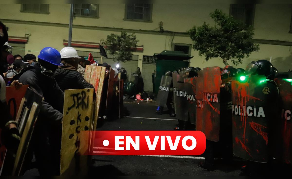 Marcha en vivo de la Generación Z por el paro nacional el 14 de noviembre