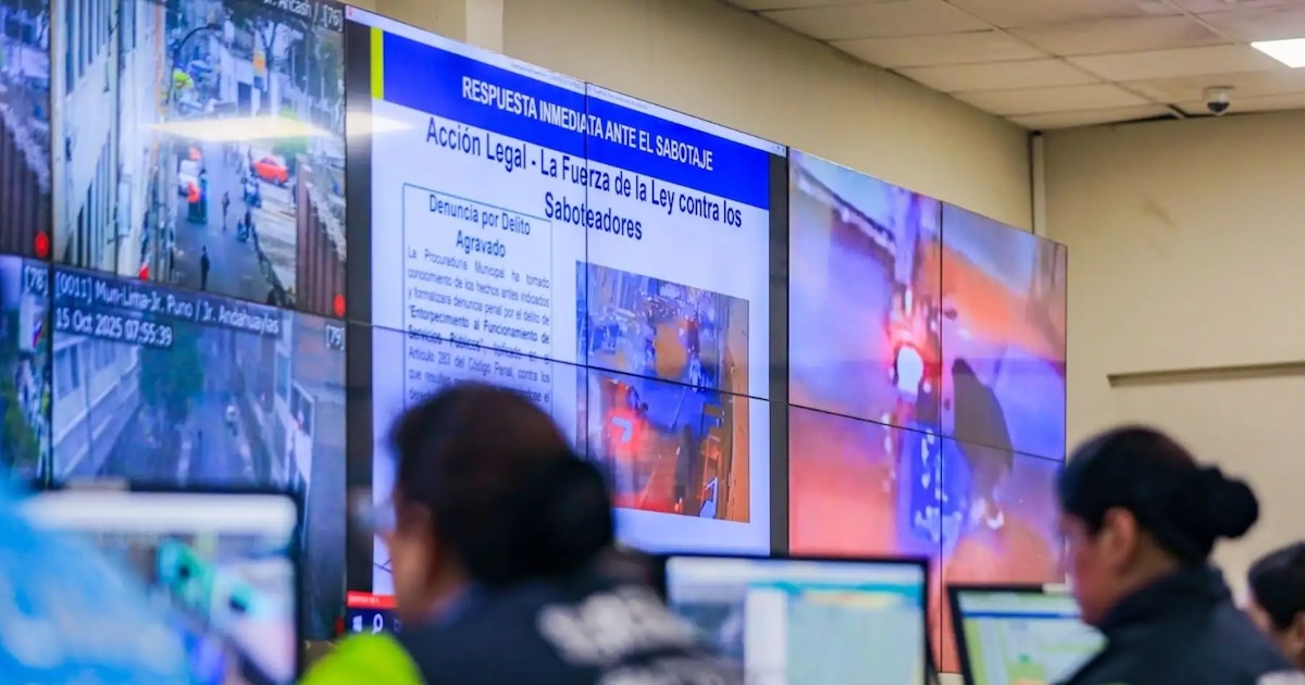 Generación Z moviliza en Lima bajo vigilancia de 764 cámaras, según Municipalidad