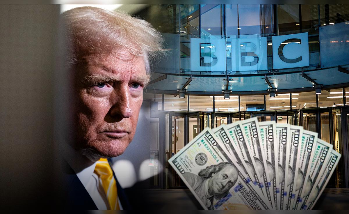 Trump amenaza con demandar a la BBC por 5 mil millones por difamación en disputa sobre discurso del 6 de enero