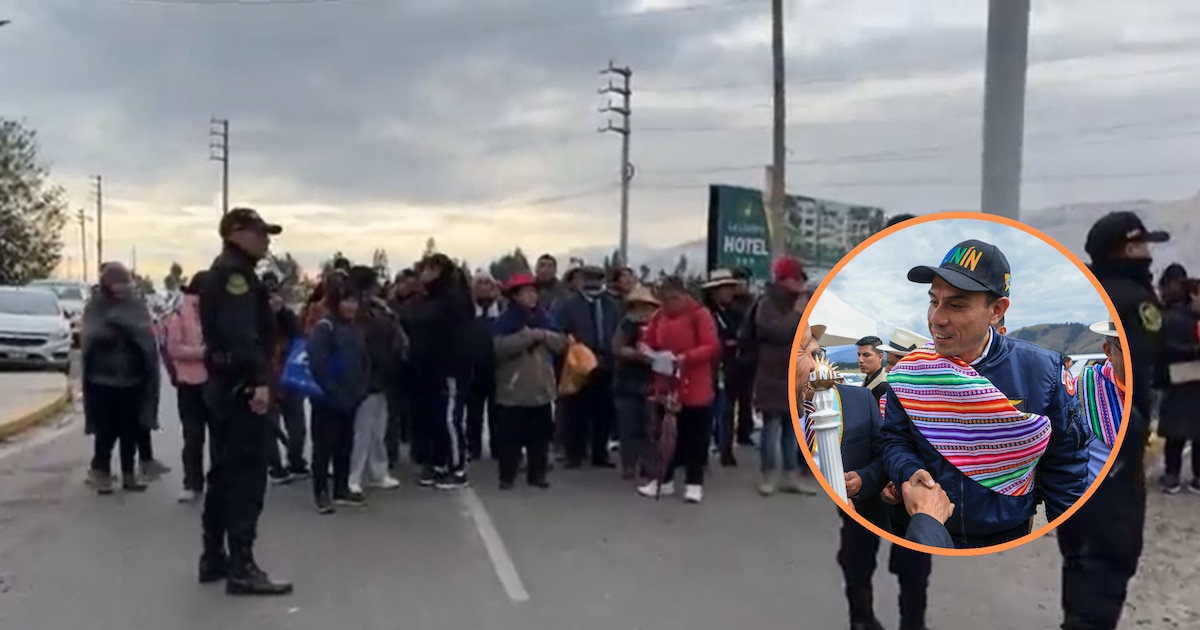 José Jerí en Junín enfrenta protestas por retraso en obras de la carretera JU-103