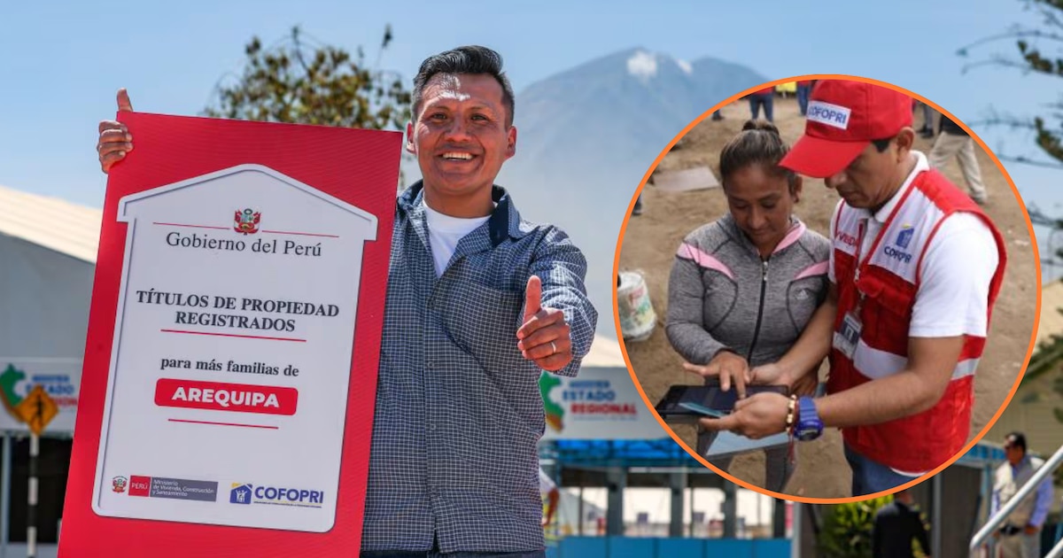 Peruanos que vivan más de 10 años en un terreno podrán obtener título de propiedad