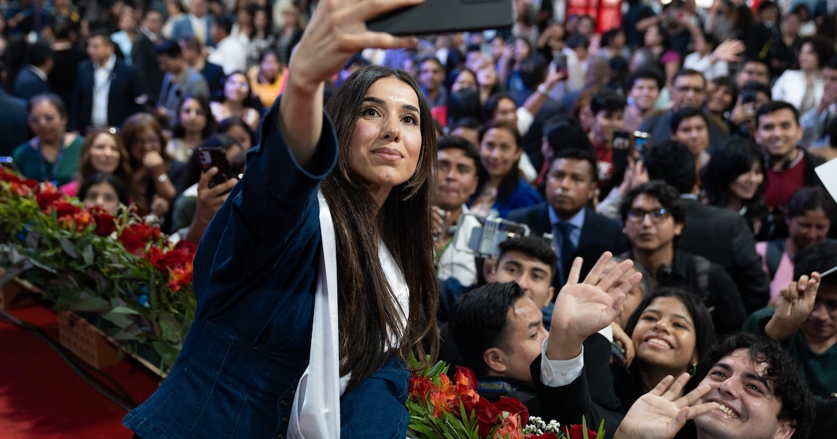 Nobel Nadia Murad inspira a estudiantes peruanos con su mensaje sobre paz y conocimiento