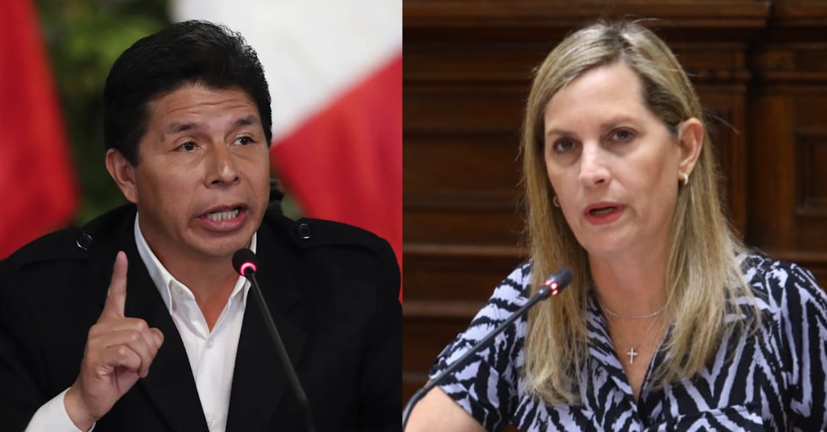 Pedro Castillo denuncia a Maricarmen Alva por solicitar dos ministerios para prolongar su mandato hasta 2026
