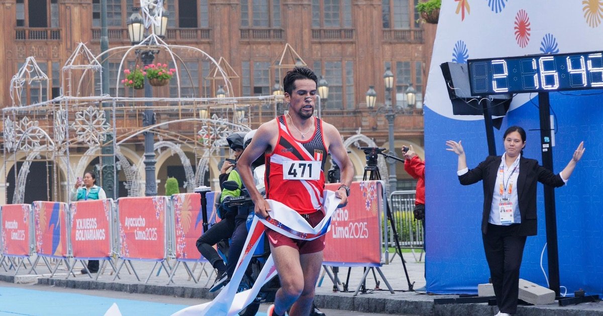 Fondistas peruanos conquistan oro en maratón de los Juegos Bolivarianos 2025