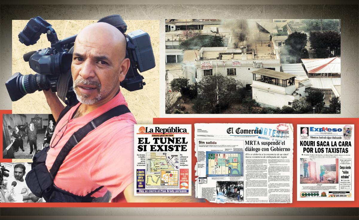 Cerpa descubrió la existencia del túnel en la residencia japonesa