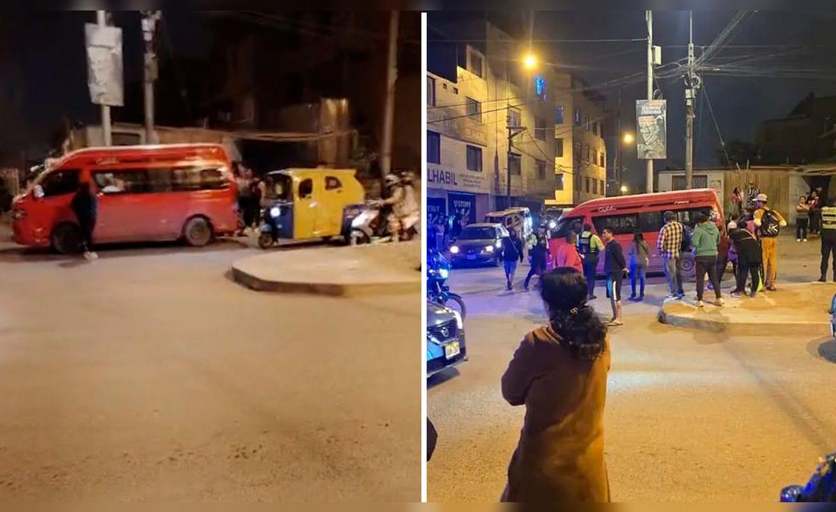 Dos heridos graves tras tiroteo en combi de los ‘Rojitos’ en SJM