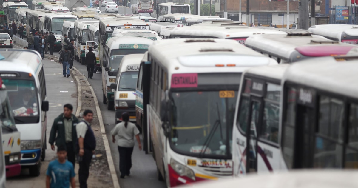 Gremios de Lima y Callao anuncian posible paro de transporte para el 25 de noviembre