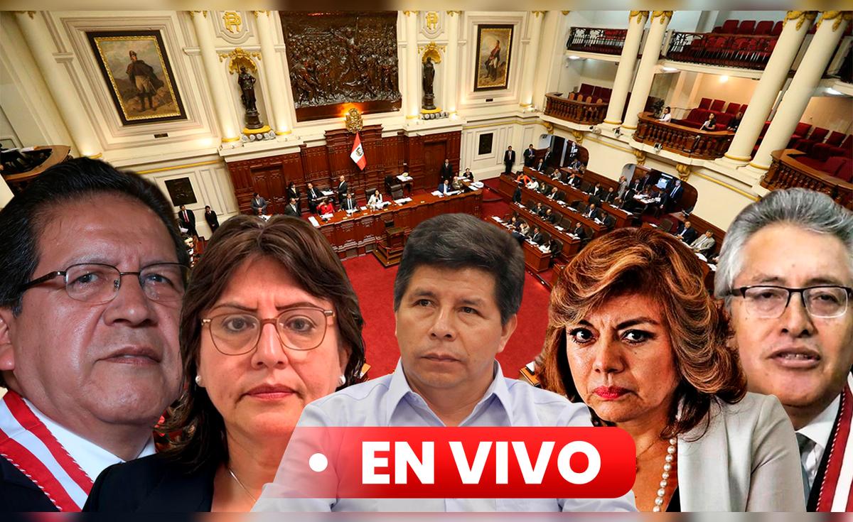 Congreso en vivo: Comisión evalúa inhabilitaciones a Delia Espinoza, Pedro Castillo y fiscales