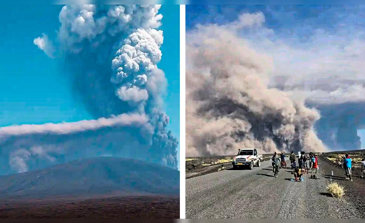 ¡Súbita erupción del volcán inactivo en Etiopía genera caos en Medio Oriente y alerta internacional!