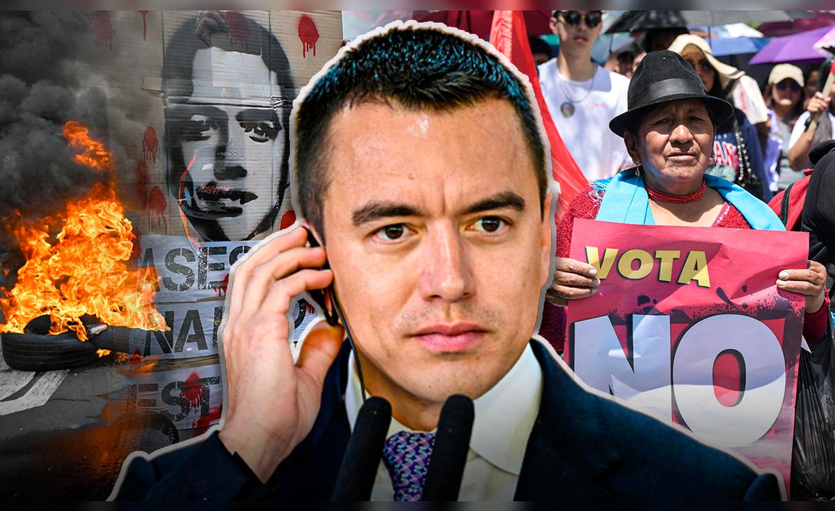 Noboa enfrenta su mayor derrota electoral y caída en popularidad en solo dos años de mandato