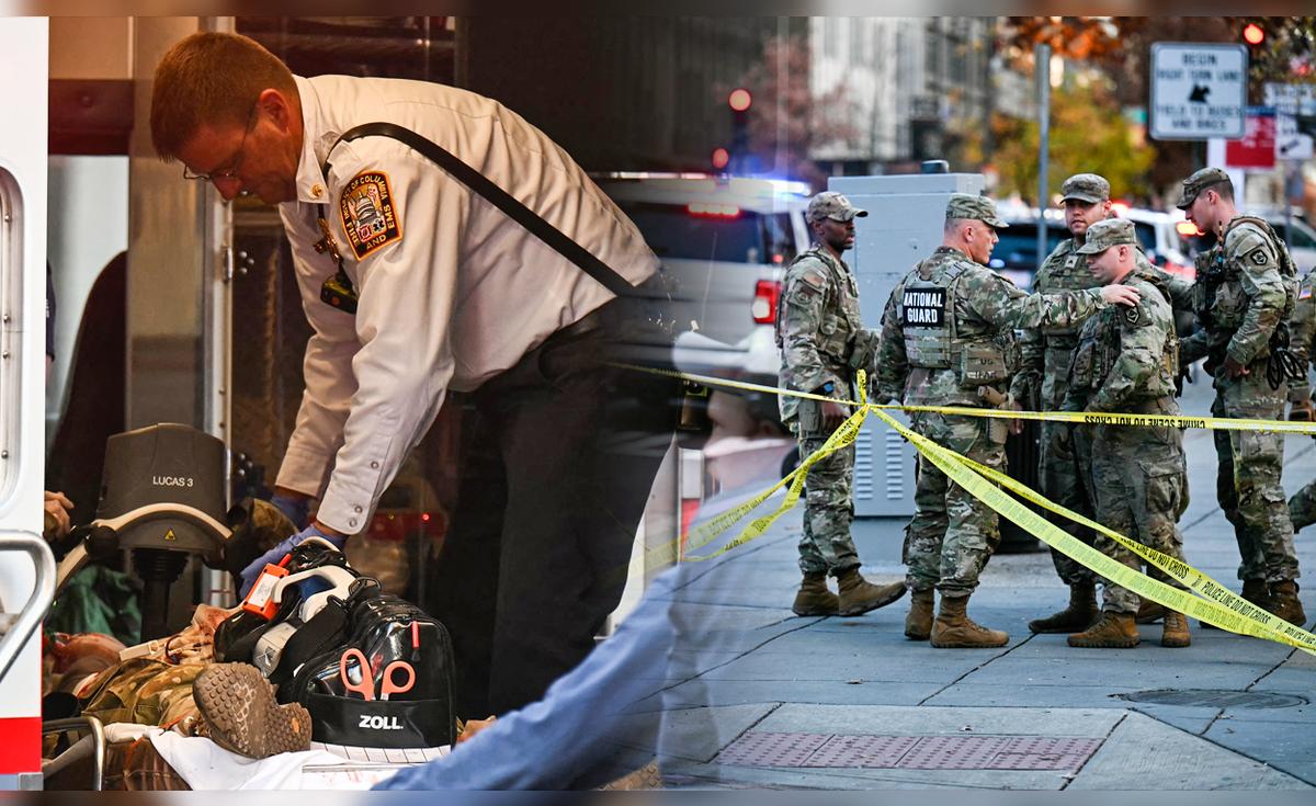 Tiroteo cerca de la Casa Blanca deja en estado crítico a dos militares de la Guardia Nacional y captura a sospechoso