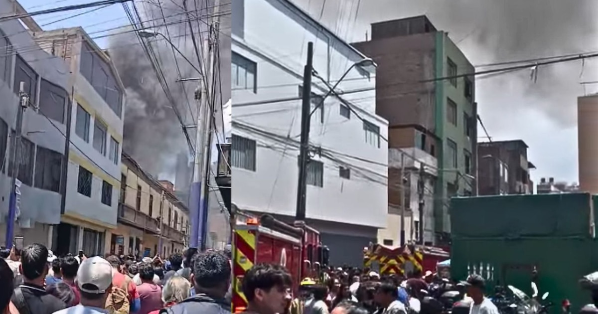 Incendio en La Victoria moviliza bomberos en almacén de bicicletas en Jirón Raymondi