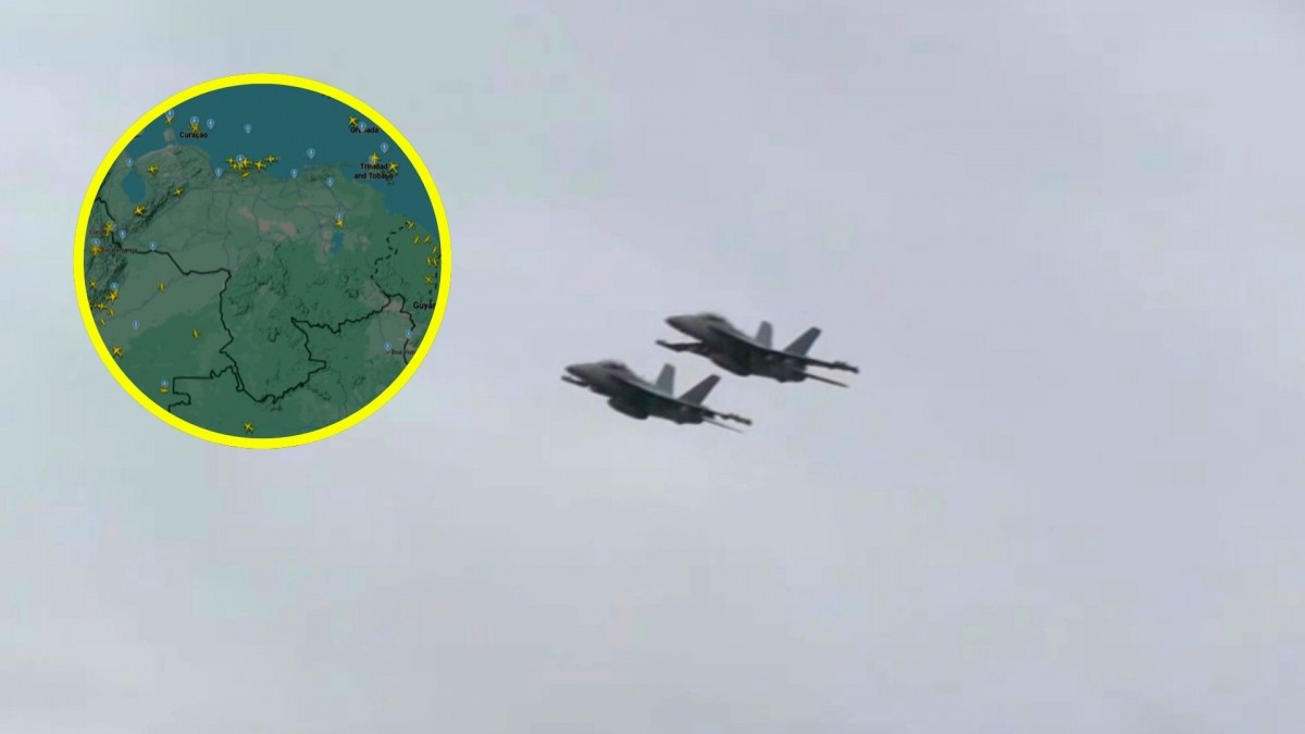 Aviones militares sobrevuelan Venezuela: al menos siete aeronaves observadas en las últimas horas