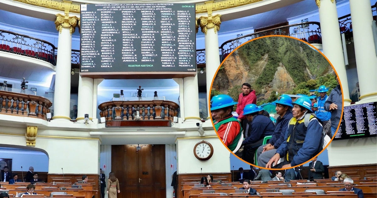 El Congreso analiza extender el Reinfo hasta 2027 por nueva prórroga