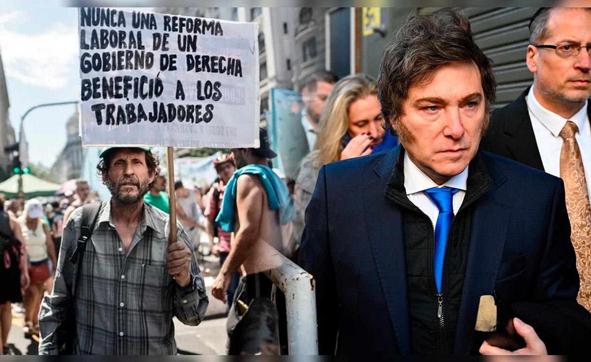 Miles de trabajadores argentinos protestan en Buenos Aires contra la reforma laboral de Milei en rechazo a cambios en contratación, indemnizaciones y regulación sindical