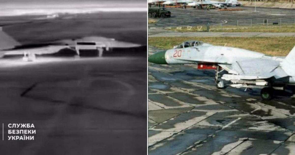 Ucrania golpea el aeródromo de Belbek en Crimea y destruye dos aviones SU-27