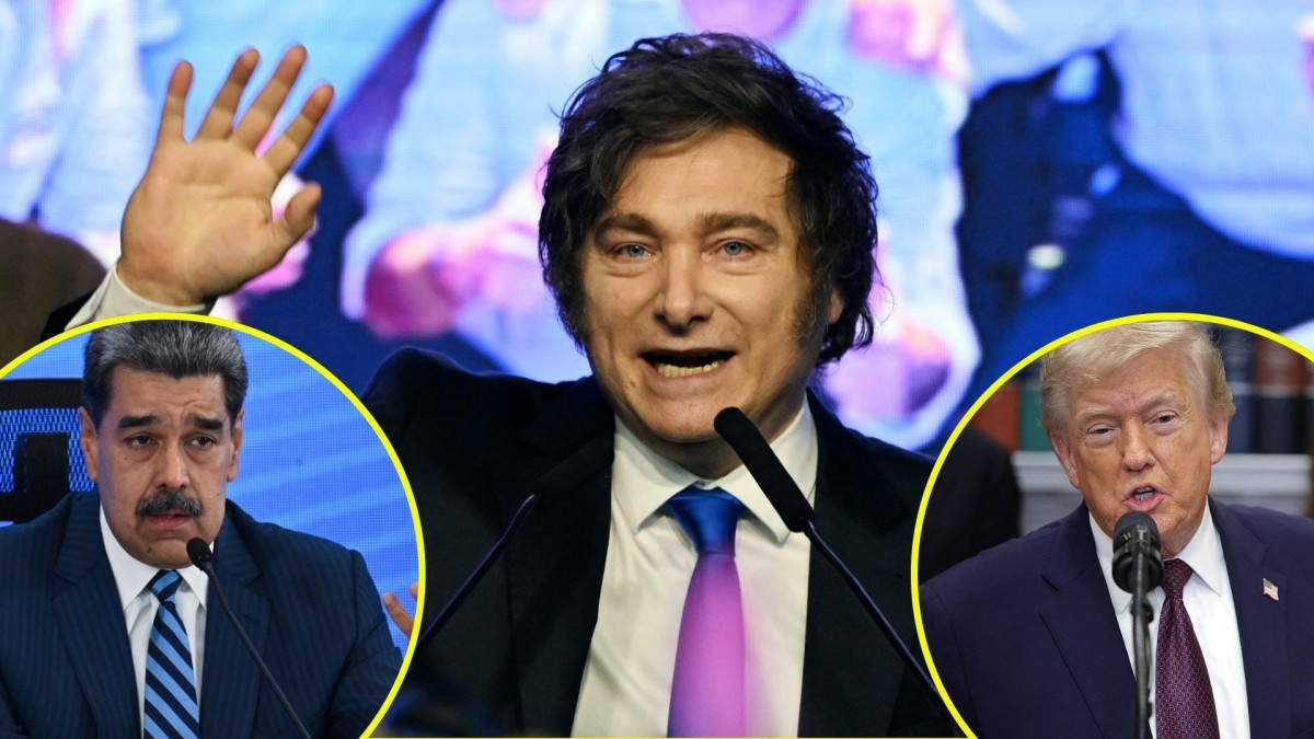 Javier Milei a favor de la presión de Donald Trump para liberar al pueblo venezolano