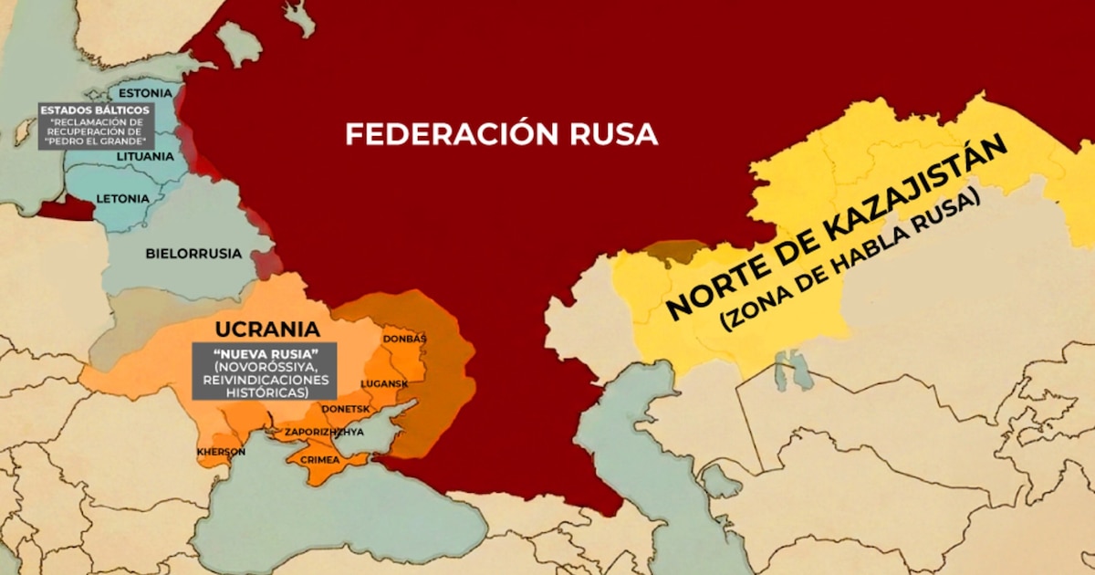 El concepto de regiones históricas en Rusia y el plan de Putin para rediseñar Eurasia