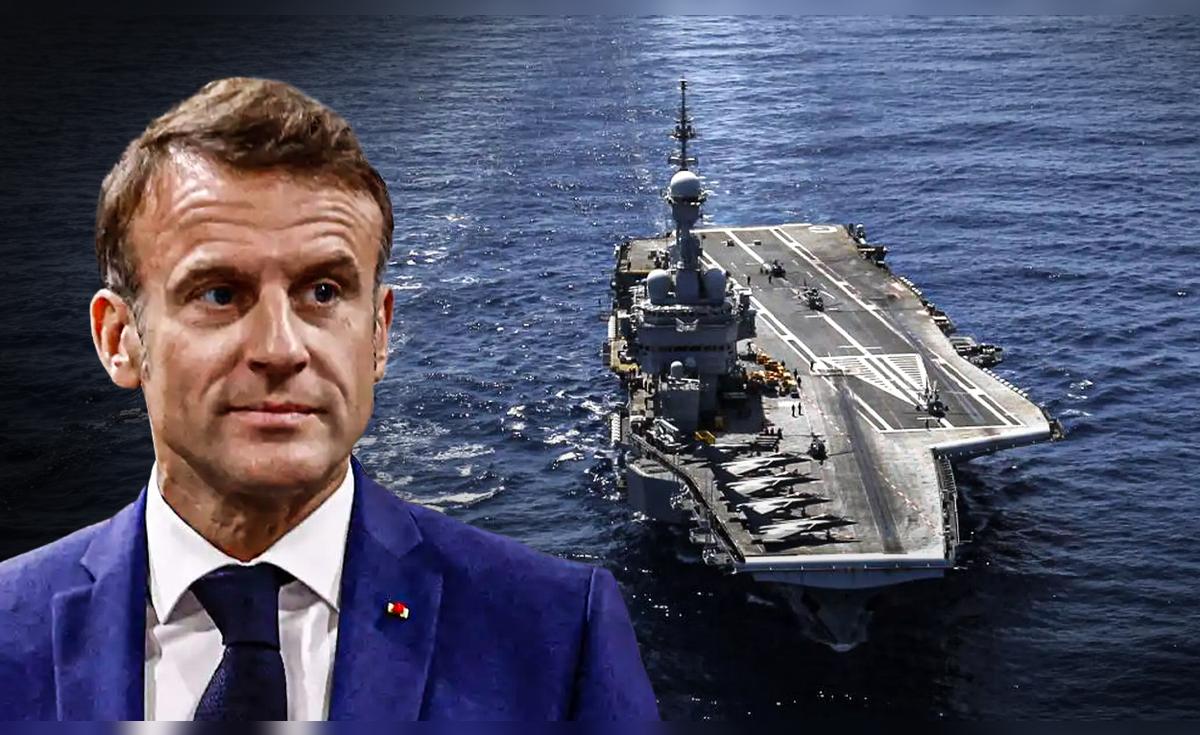 Francia confirmará en 2025 la construcción de un portaaviones nuclear de última generación, según anunció Macron