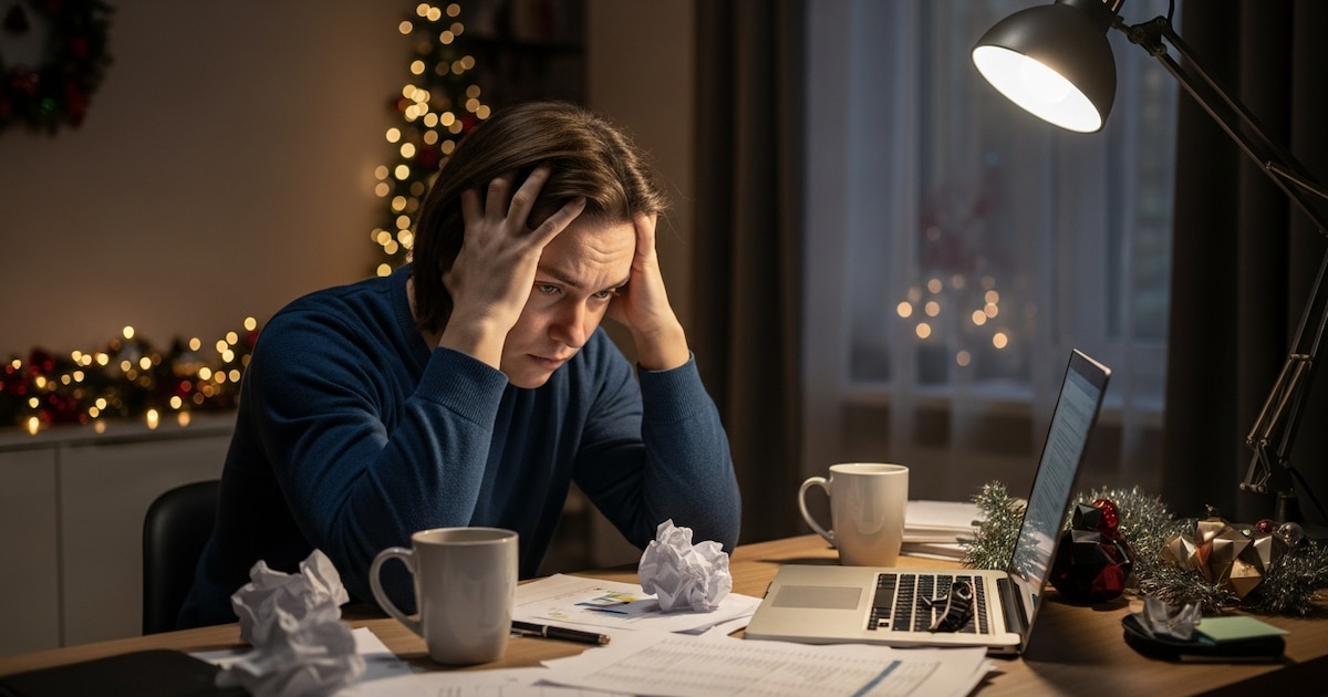 El impacto del estrés por gastos navideños en la salud mental