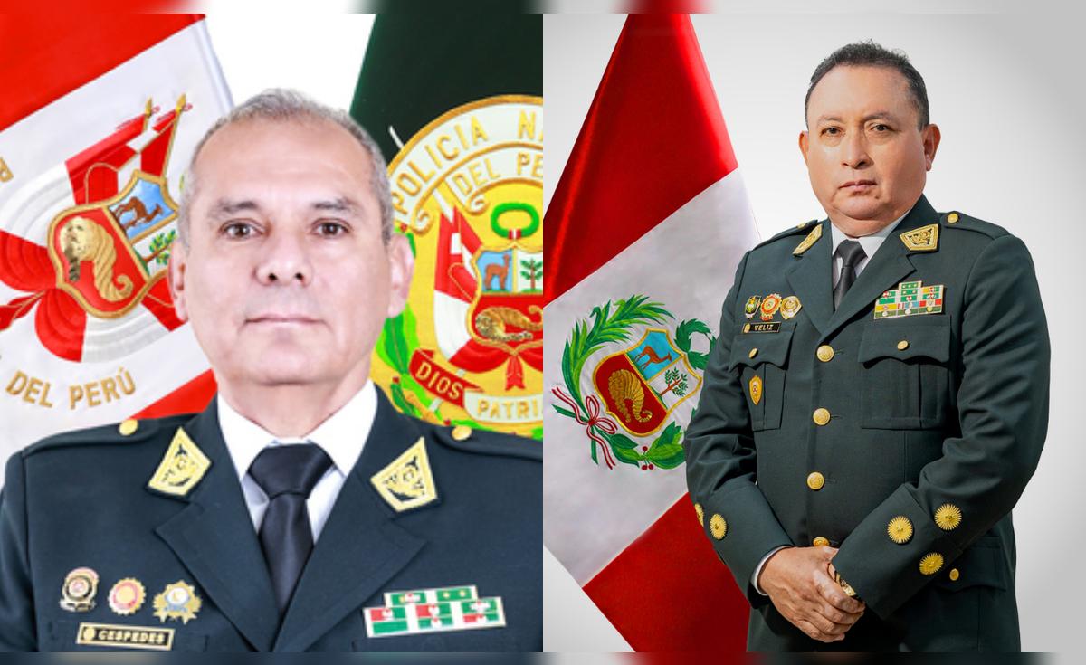 Destituyen a los oficiales número dos y tres del Alto Mando Policial