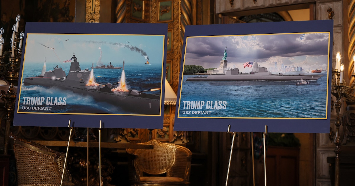 Trump ordena nueva flota de buques para fortalecer la marina de EE.UU.