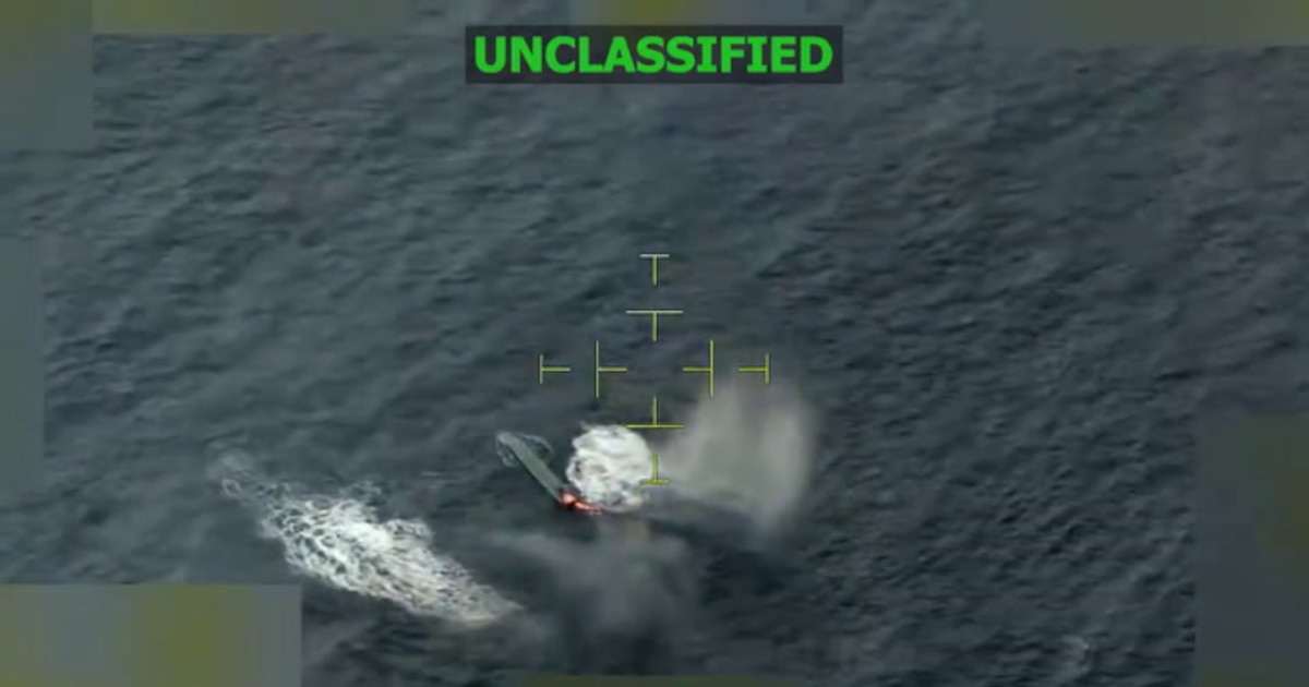 Estados Unidos destruye embarcación de drogas en el Pacífico Oriental y mata a un narcotraficante