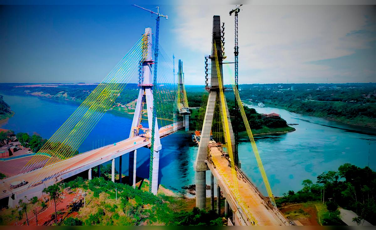 Nuevo puente de 760 metros entre Paraguay y Brasil por US$343 millones mejora el tránsito fronterizo