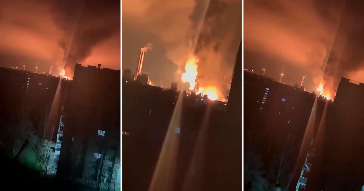 Drones ucranianos atacan planta petroquímica Stavrolen en Stávropol en zona industrial del Cáucaso norte