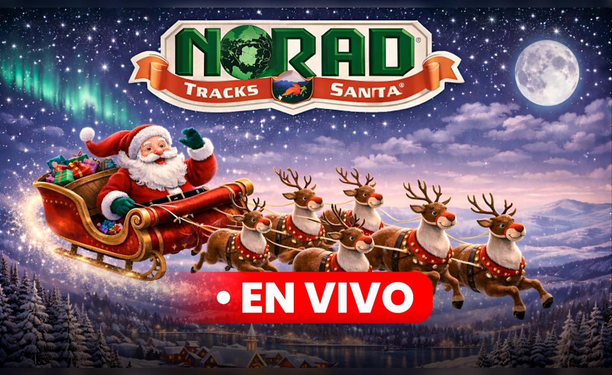 Recorrido en vivo de Papá Noel 2025: horario, ubicación y seguimiento en tiempo real vía NORAD Tracks Santa