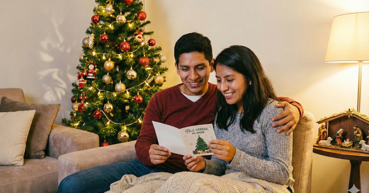 50 frases navideñas para sorprender a tu pareja: románticas, divertidas y emotivas
