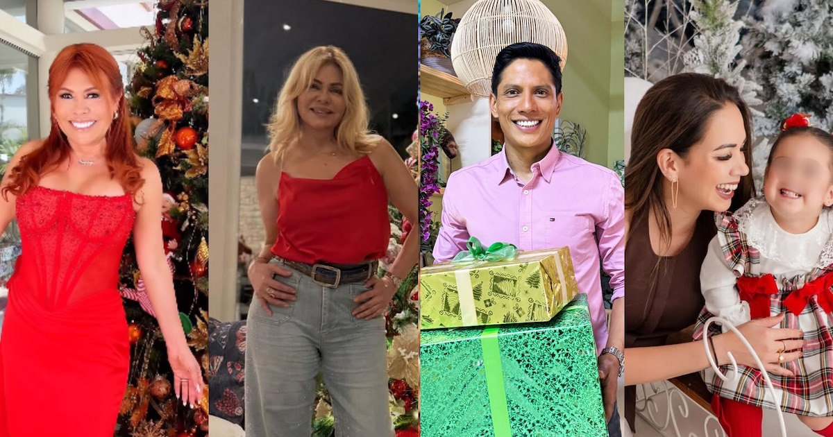 Famosos peruanos desean feliz Navidad 2025 en redes sociales