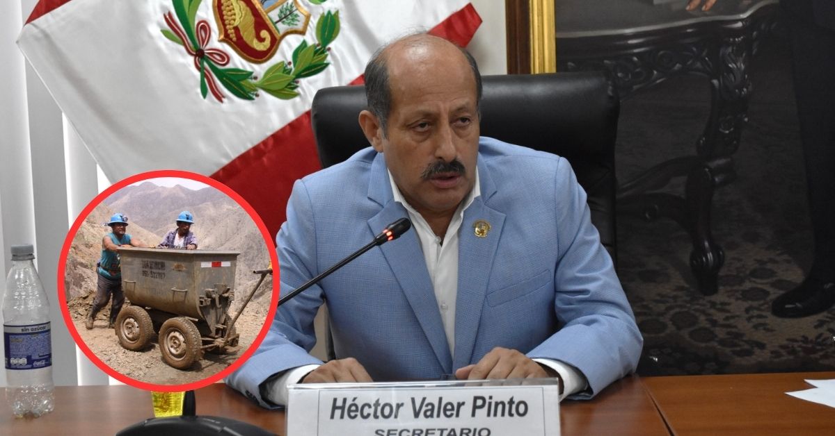 Héctor Valer exige a Minem agilizar informe técnico para promulgar Ley Reinfo