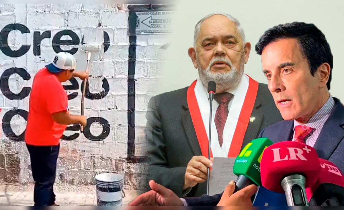 Tacna elimina pintas contra Si Creo tras candidatura de Jorge Montoya