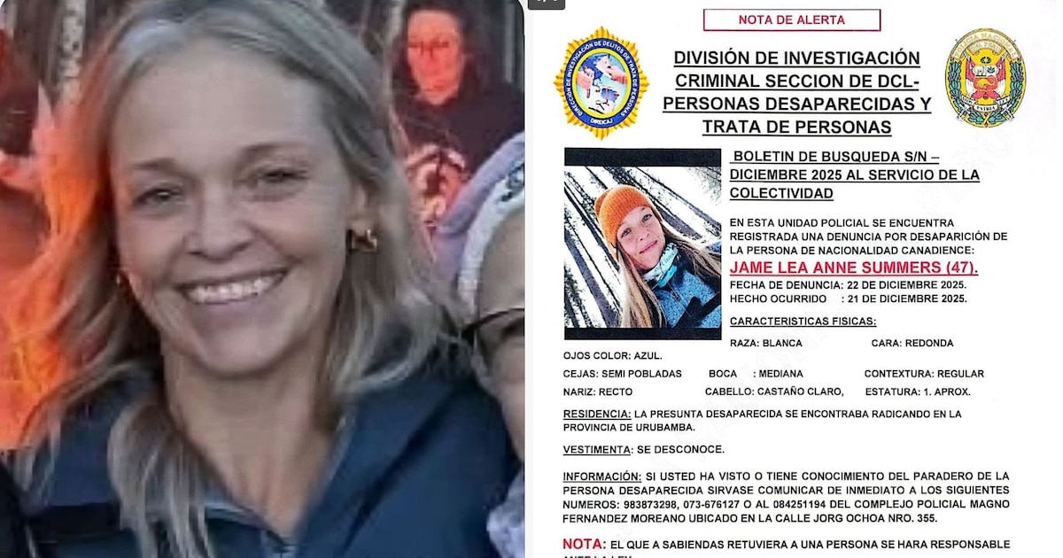 Encuentran sin vida a ciudadana canadiense desaparecida en Cusco tras tres días