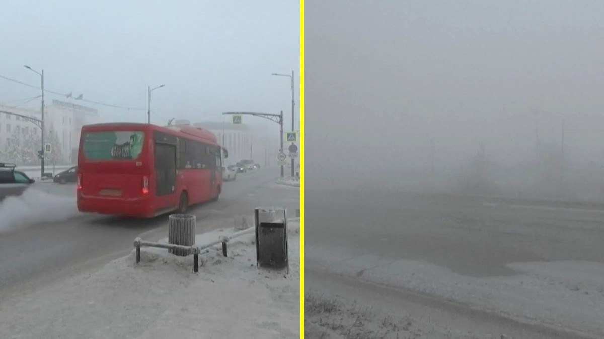 Siberia registra temperaturas récord de -56°C en Navidad debido a ola de frio extremo