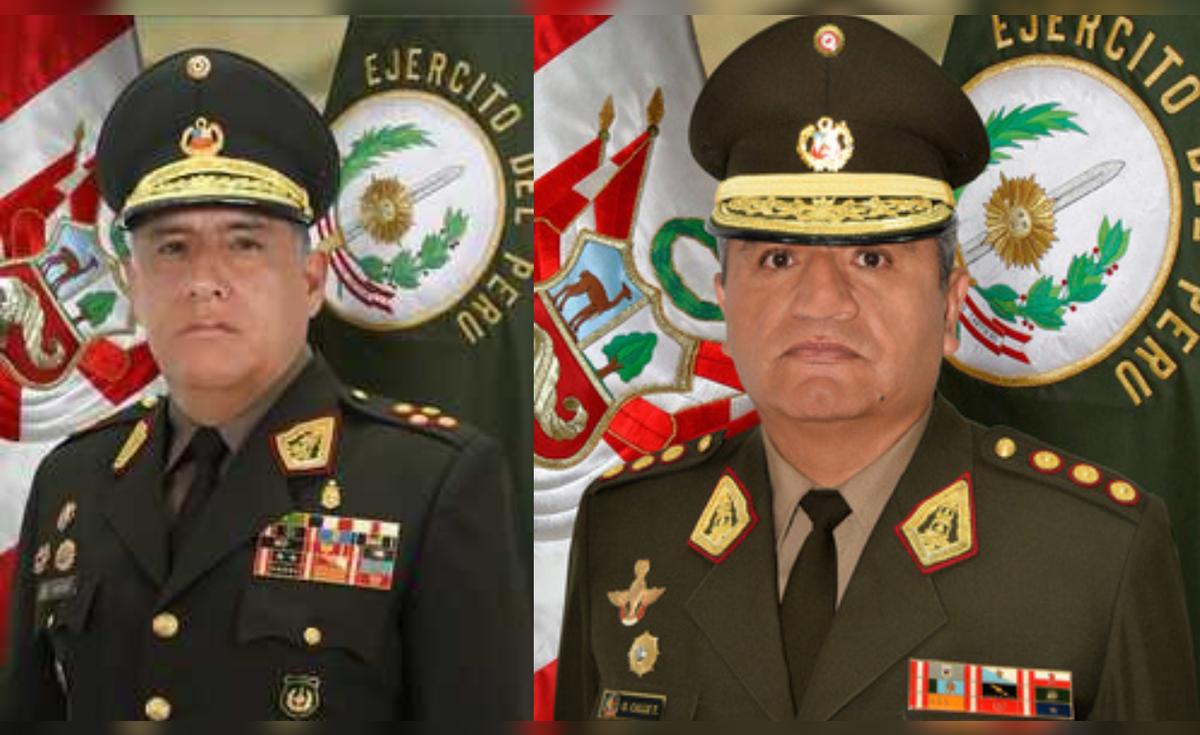 Briceño y Calle asumen como nuevos comandantes del CCFFAA y el Ejército