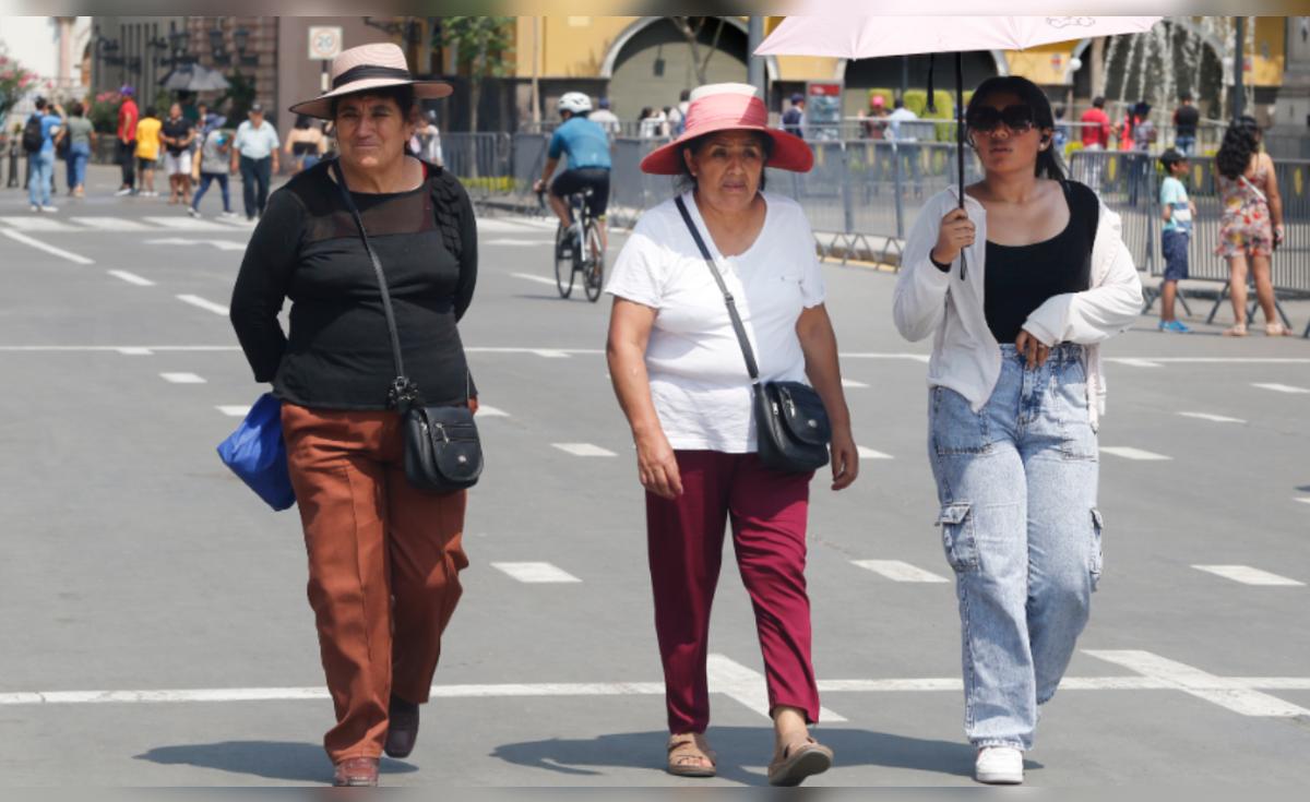 Senamhi emite alerta por temperaturas de hasta 36 °C en 16 regiones este fin de semana