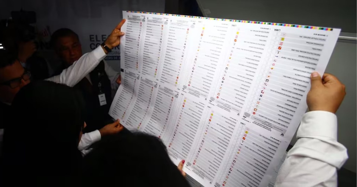 Elecciones 2026: Peruanos tendrán un minuto para votar por sus candidatos en la cédula más grande de la historia