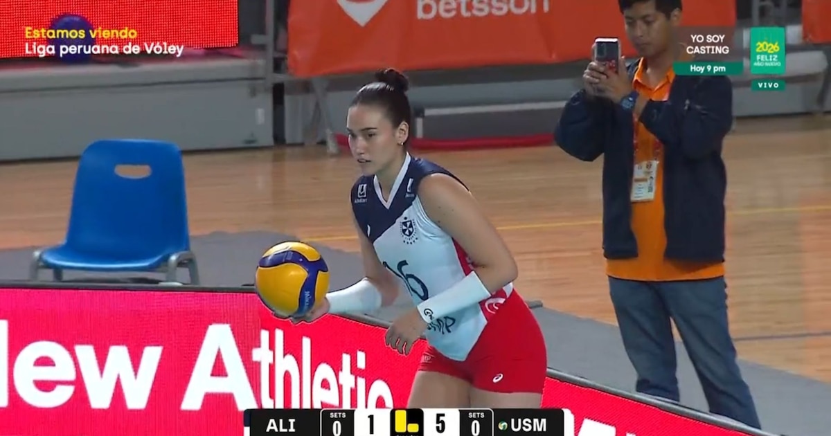 Aixa Vigil fue pifiada por hinchas de Alianza Lima en partido con la San Martín por la Liga Peruana de vóley 2025/2026