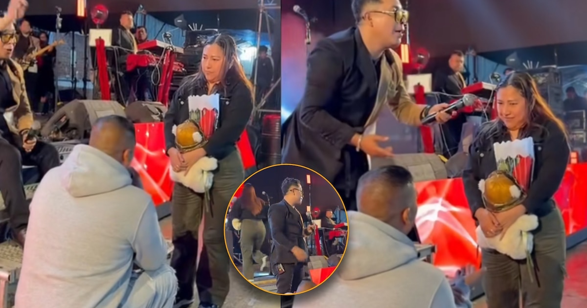 “¿Te casarías conmigo?”: mujer rechaza pedida de mano en concierto de Armonía 10