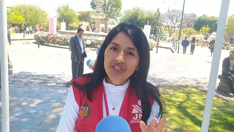 Jurado Nacional Electoral realiza campaña de voto informado en Cajamarca
