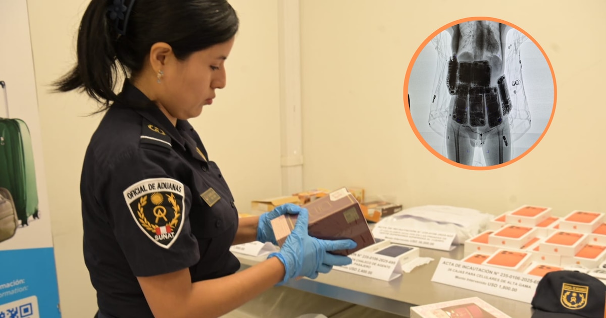 SUNAT intervino a más de 800 pasajeros en el Jorge Chávez por ingreso ilegal de mercancía valorizada en 2.2 millones de dólares