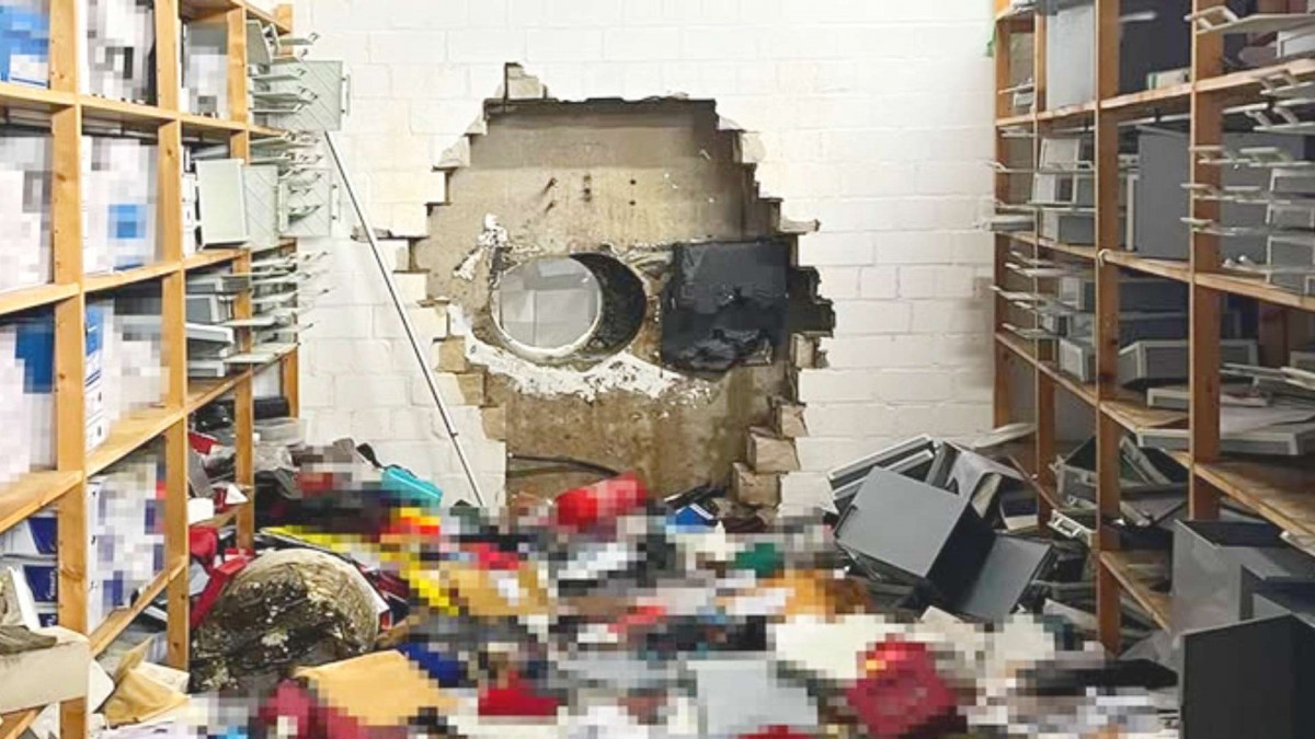 «Se desarrolló de manera muy profesional»: Ladrones perforan bóveda y roban 30 millones de euros desde banco en Alemania