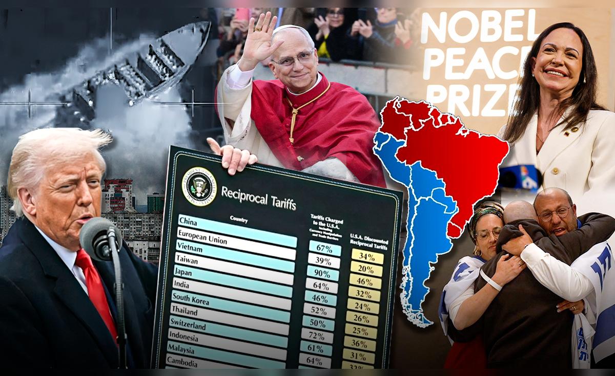 El mundo en 2025: desde el alto el fuego en Gaza hasta ataques a ‘narcolanchas’ cerca de Venezuela