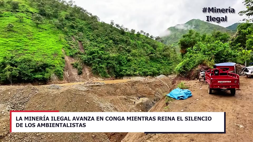 Minería ilegal avanza en Cajamarca mientras el silencio ambientalista persiste