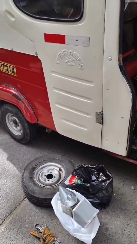 Serenazgo detiene a sospechoso por hurto de autopartes en Caxamarca