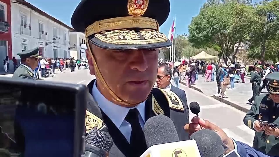 Policía de Cajamarca celebra 37 años con avances en equipamiento y operativos