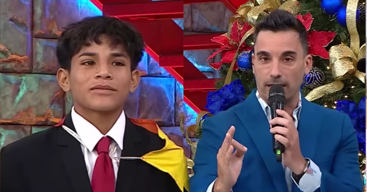 Santi Lesmes lleva al niño Pol Deportes a la Champions para narrar Real Madrid vs. Manchester City