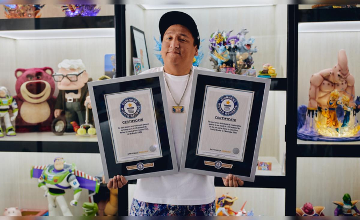 Jorge Luna bate dos récords Guinness con su plataforma de sorteos